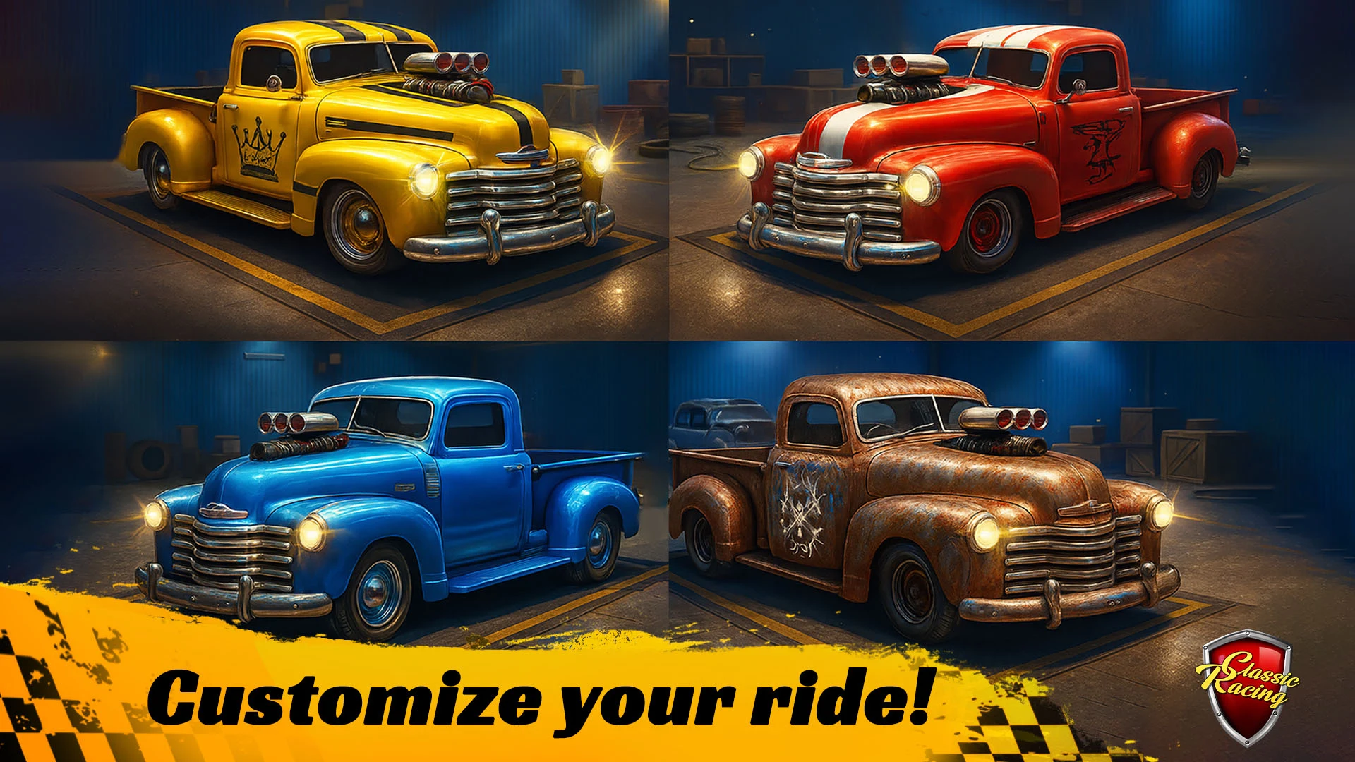 Classic Drag Racing Car Game screenshot